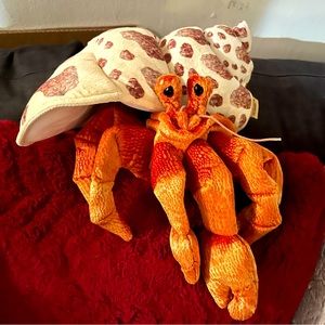 Folkmanis hermit crab puppet NWOT